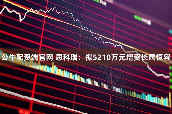 公牛配资端官网 思科瑞：拟5210万元增资长鹰恒容