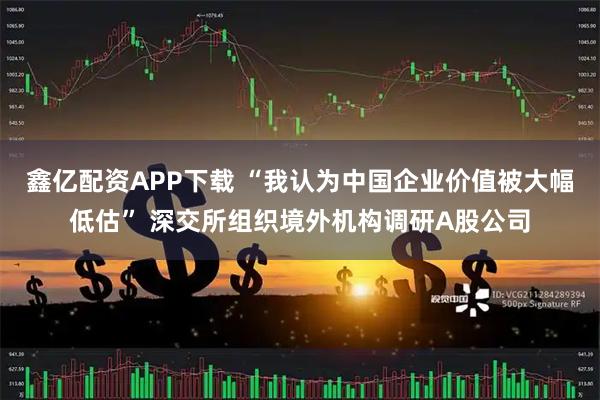 鑫亿配资APP下载 “我认为中国企业价值被大幅低估” 深交所组织境外机构调研A股公司